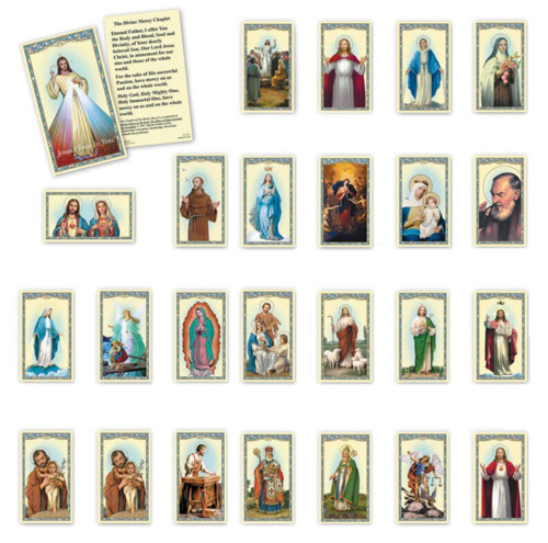 Holy prayer card lot - holy,