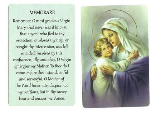 Memorare prayer virgin - memorare,