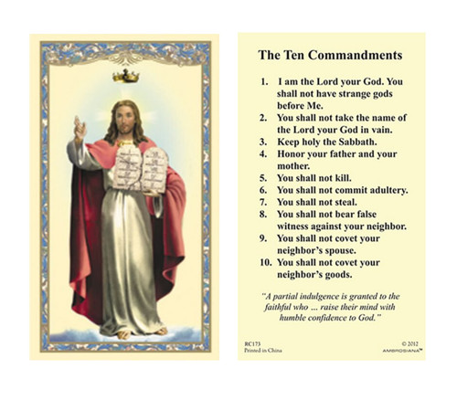 Ten commandments - (2,
