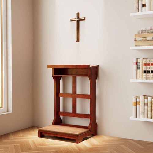 Premium wood prayer kneeler - premium,