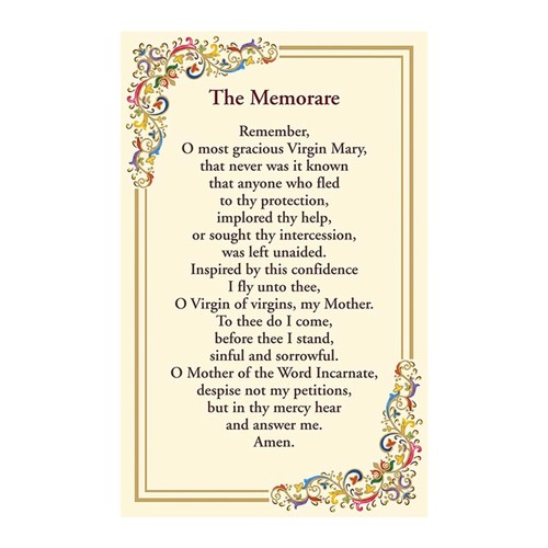 The memorare prayer - memorare, florentine