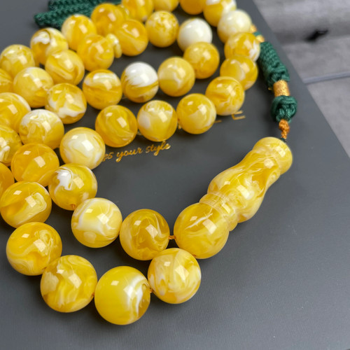 White pressed amber style - pressed,