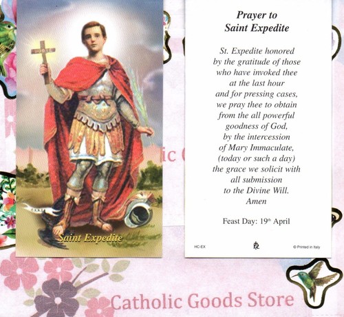 Saint expedite with - with, prayer